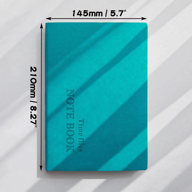 A5 Grid Notebook, Travel Journals, School Office Meeting Record, 80GSM/264 Pages, Checkered Paper Notepad, 2025/26 Manual Planner