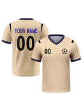 Personalized Football Shirt with Logo, Name and Number, Red and Blue Football Jersey for Men, Youth, Women and Fans