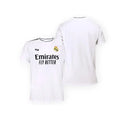 Real Madrid - Camiseta Primera Equipación Temporada 24/25, Blanca, Adulto L, Replica con Licencia Oficial