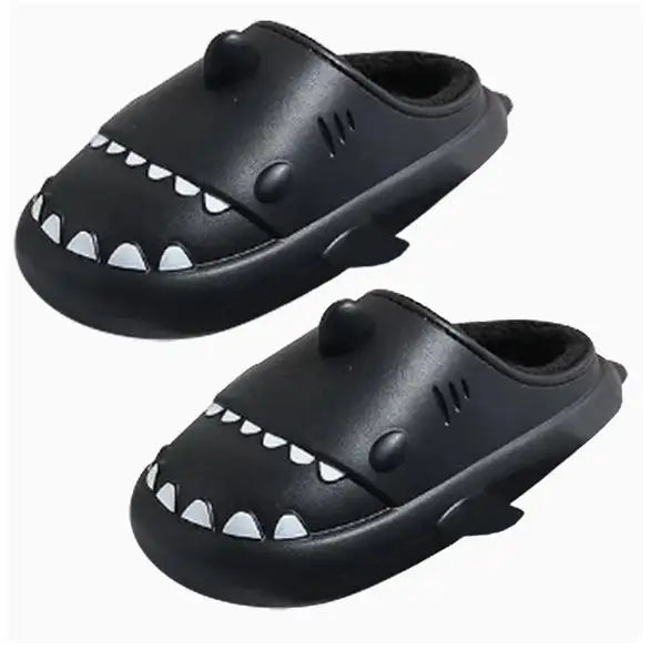 S7 STAR Women's House Slippers Size 36-41, Winter Warm Non-Slip Slippers, Cotton House Slippers, Comfortable Indoor Slippers, Fashionable Animal Shark Design