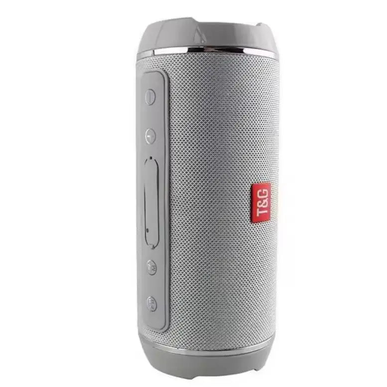 Altavoz Bluetooth inalámbrico T&G116, columna de altavoz de graves, compatible, USB, resistente al agua, para exteriores, compatible con AUX, TF, Radio FM, Subwoofer