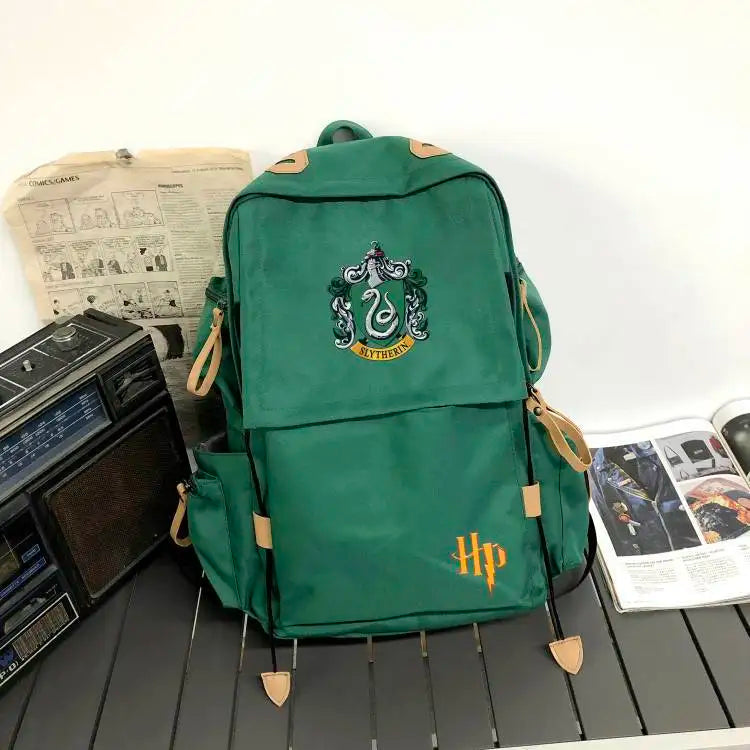 Mochila de Harry Potter, bonito y elegante diseño de dibujos animados, bolso de hombro personalizado de gran capacidad, regalo de cumpleaños para un amigo