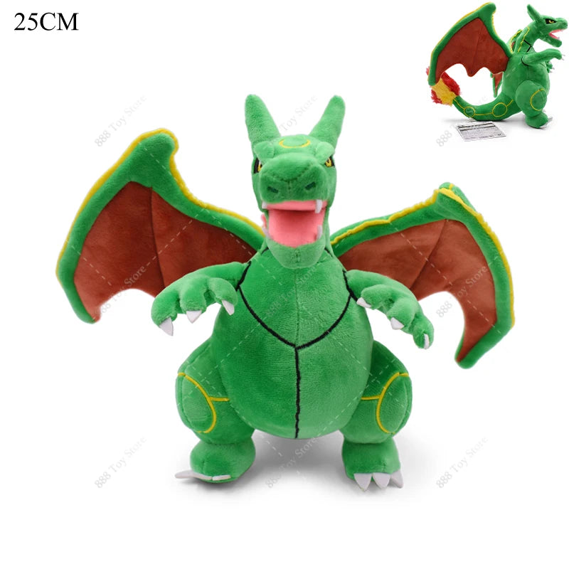 Anime brillante Charizard Peluche Pokemon juguetes lindo Mega evolución X Charizard Articuno Lucario Peluche niños regalos de navidad