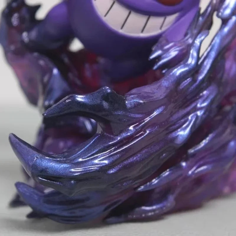 Figura de Pokémon Gengar de 18cm, estatua coleccionable de modelo de acción de Anime para exhibición, regalo de cumpleaños de Navidad y Halloween - CR mark