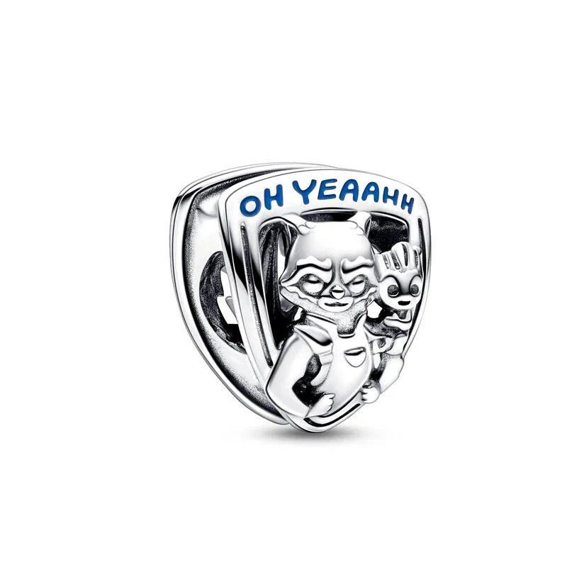 Cuentas MINISO de Plata de Ley 925 para pulseras de Potter de Harry 3mm originales 925, colgante para mujer, joyería DIY, regalos - CR mark