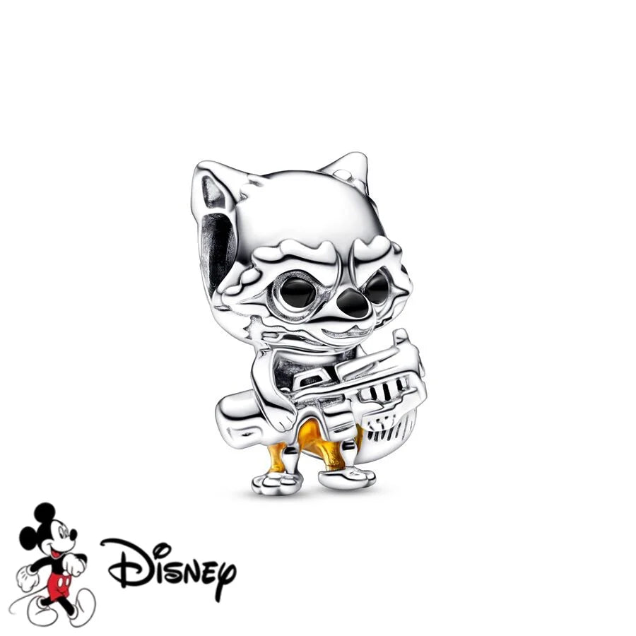 New DIY Jewelry Charms from the Disney Marvel Universe, Spider-Man Gifts, Captain America Pendant Charms, Compatible with Original Silver Bracelets and Necklaces