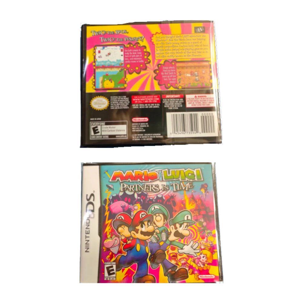Tarjeta de juego DS NDS Mario vs. Donkey Kong 2Mario y Luigi Bowsers Inside Story Versión de EE. UU. (versión de tarjeta R4) para NDSL 2DS 3DS