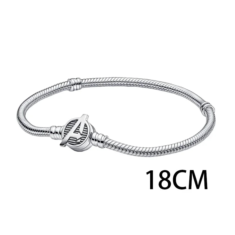 Cuentas MINISO de Plata de Ley 925 para pulseras de Potter de Harry 3mm originales 925, colgante para mujer, joyería DIY, regalos - CR mark