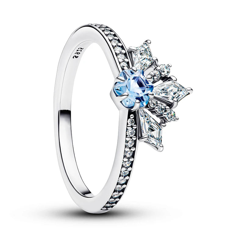 Nuevo Anillo de Plata de Ley 925, anillo atrevido de mariposa brillante para mujer, joyería - CR mark