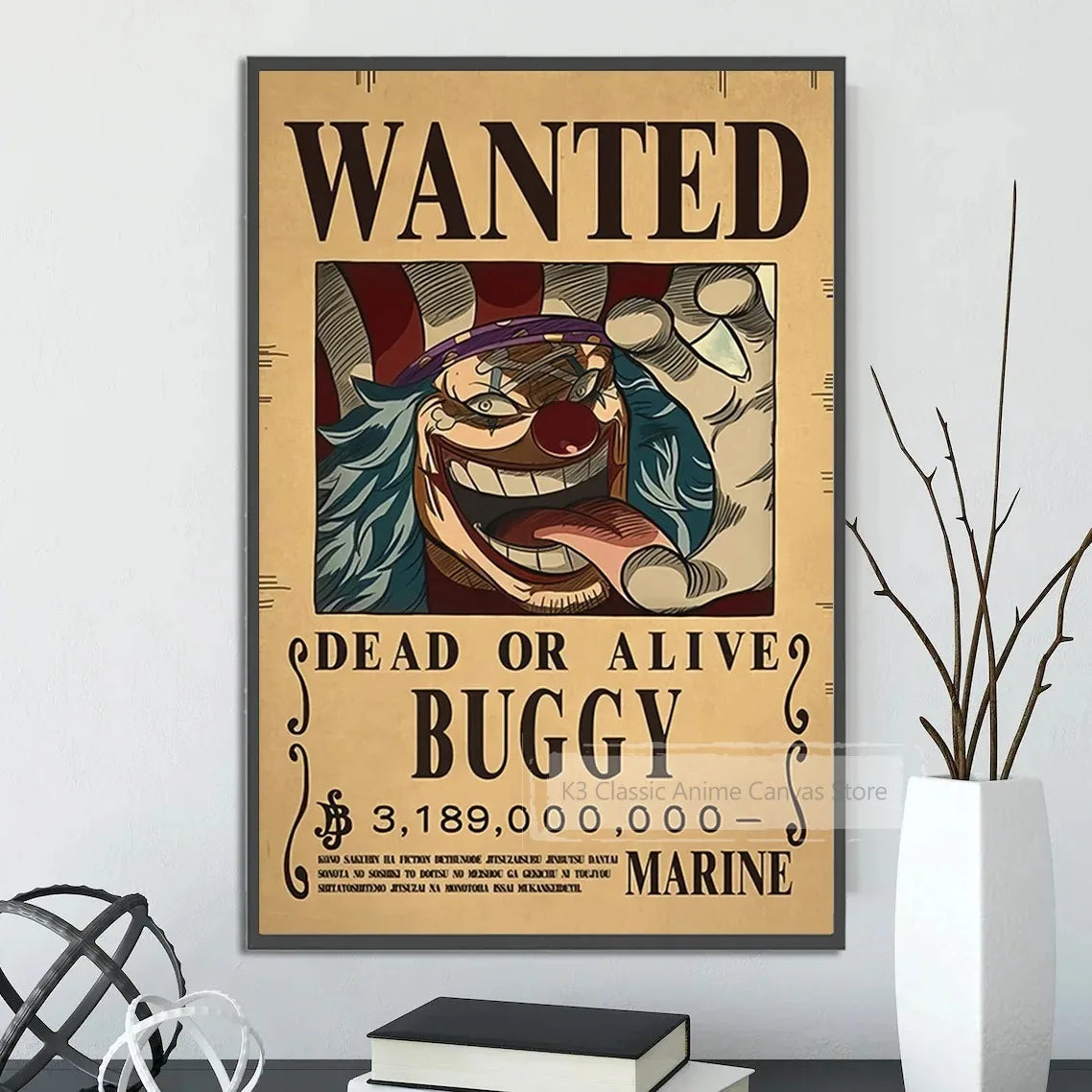 One-piece canvas poster, bounty list, Luffy wallpaper, Ace, Nami figures, home decor, Zoro anime painting, Sanji wall art
