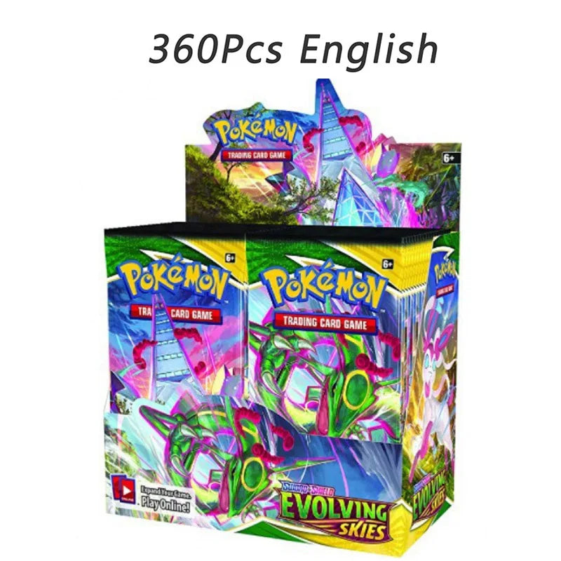 324/360 Uds versión en inglés Pokémon TCG: escarlata y violeta 151 clásicos caja de refuerzo de expansión tarjeta comercial Pokemon paquete de 36 cajas de regalo