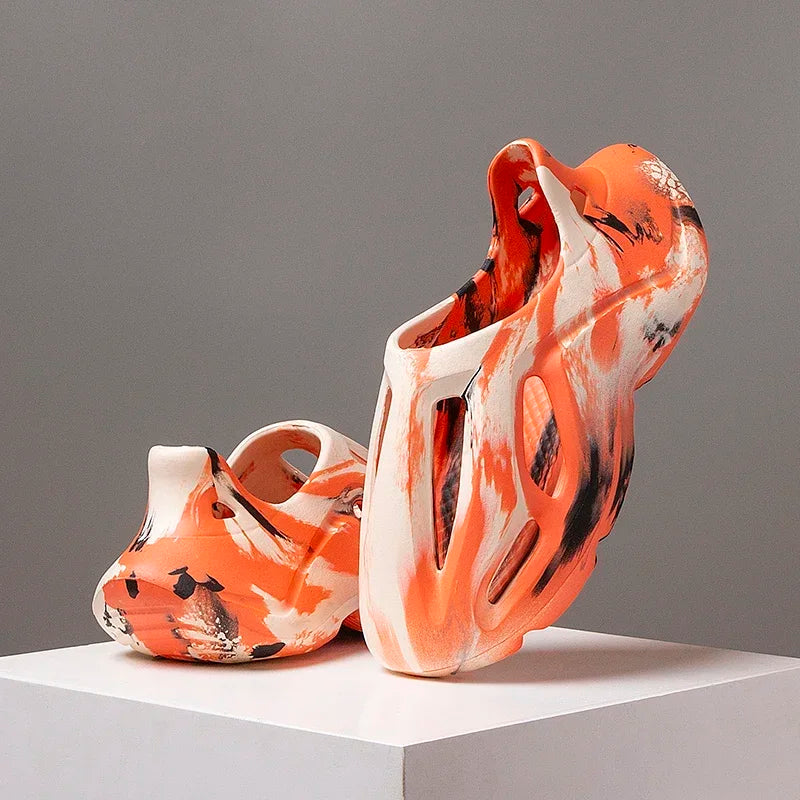 EVA sandals for adults, injection-molded casual beach shoes for men and women, soft and non-slip slippers, sizes 36-47