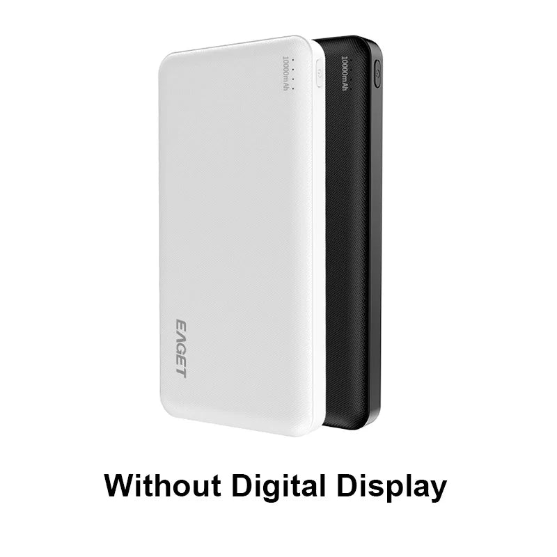 Eaget 10000mAh Power Bank 12W Fast Charging Portable Battery Charger for iPhone 16 Pro 15 14 13 Xiaomi Switch Samsung
