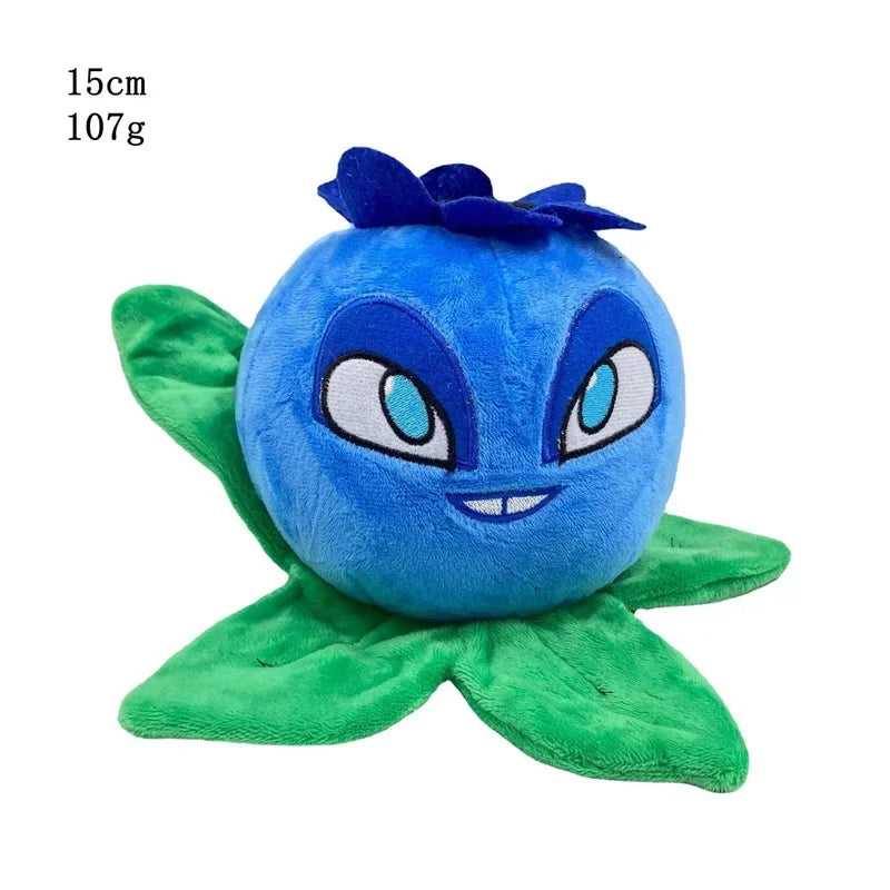 18cm Plants vs Zombies Peashooter Plush Toy Cute Snow Pea Threepeater Soft Stuffed Toys Gifts for Kids