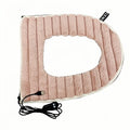 USB Heated Toilet Seat Cover, Soft Universal Toilet Mat, Washable Home Toilet Stool, Bathroom Cushion Covers, Accessories