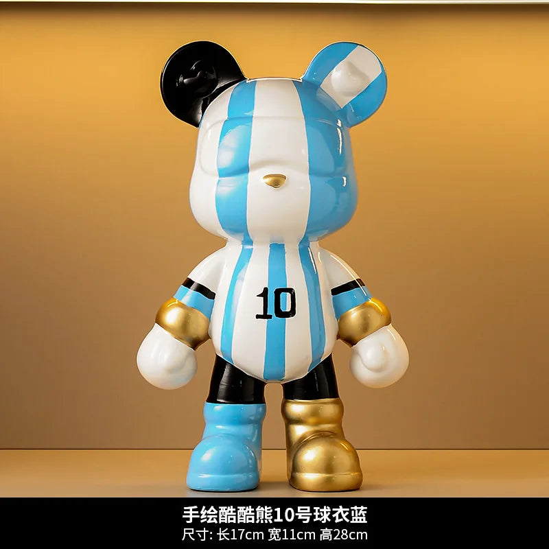 Violent bear for living room, TV stand, high-end luxury light, ceramic wine cabinet decoration, home decor, new house