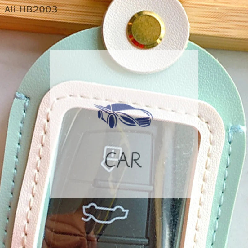Bolsa de almacenamiento de llaves Universal 4,5*8cm funda para llave de coche accesorios de carcasa de protección remota