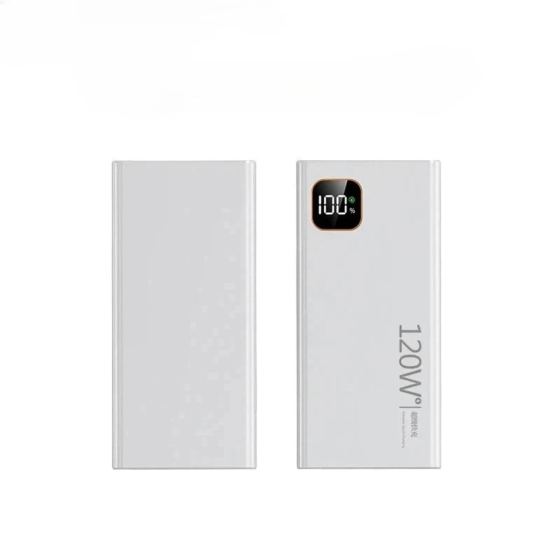 200000mAh 120W Power Bank, Fast Charging Power Bank, High Capacity External Battery, Digital Display.