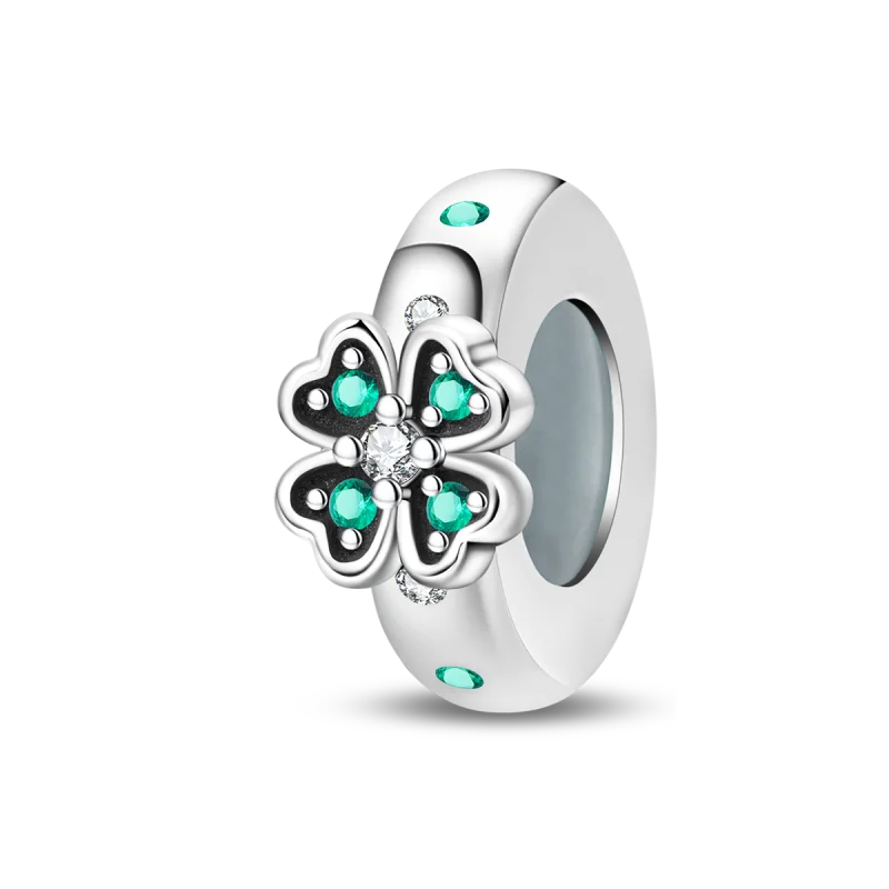 Colgante de plata de ley 925 con diseño de flor, árbol y manzana, cuentas finas DIY, compatible con pulseras de abalorios originales, joyería para mujer Diy - CR mark