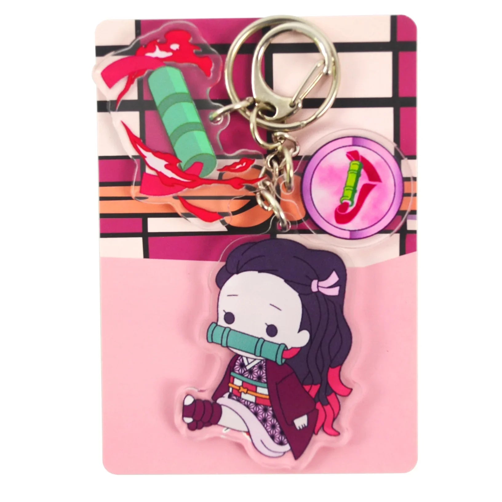 New Demon Slayer Acrylic Decoration Anime Tanjirou Nezuko Badge Cosplay Party Gift Fan Gift