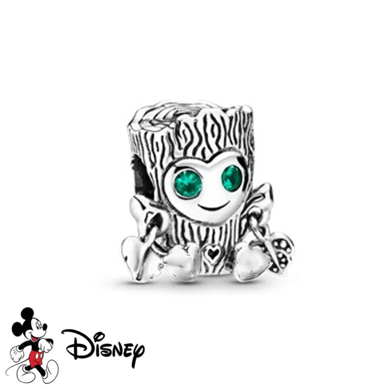 New DIY Jewelry Charms from the Disney Marvel Universe, Spider-Man Gifts, Captain America Pendant Charms, Compatible with Original Silver Bracelets and Necklaces