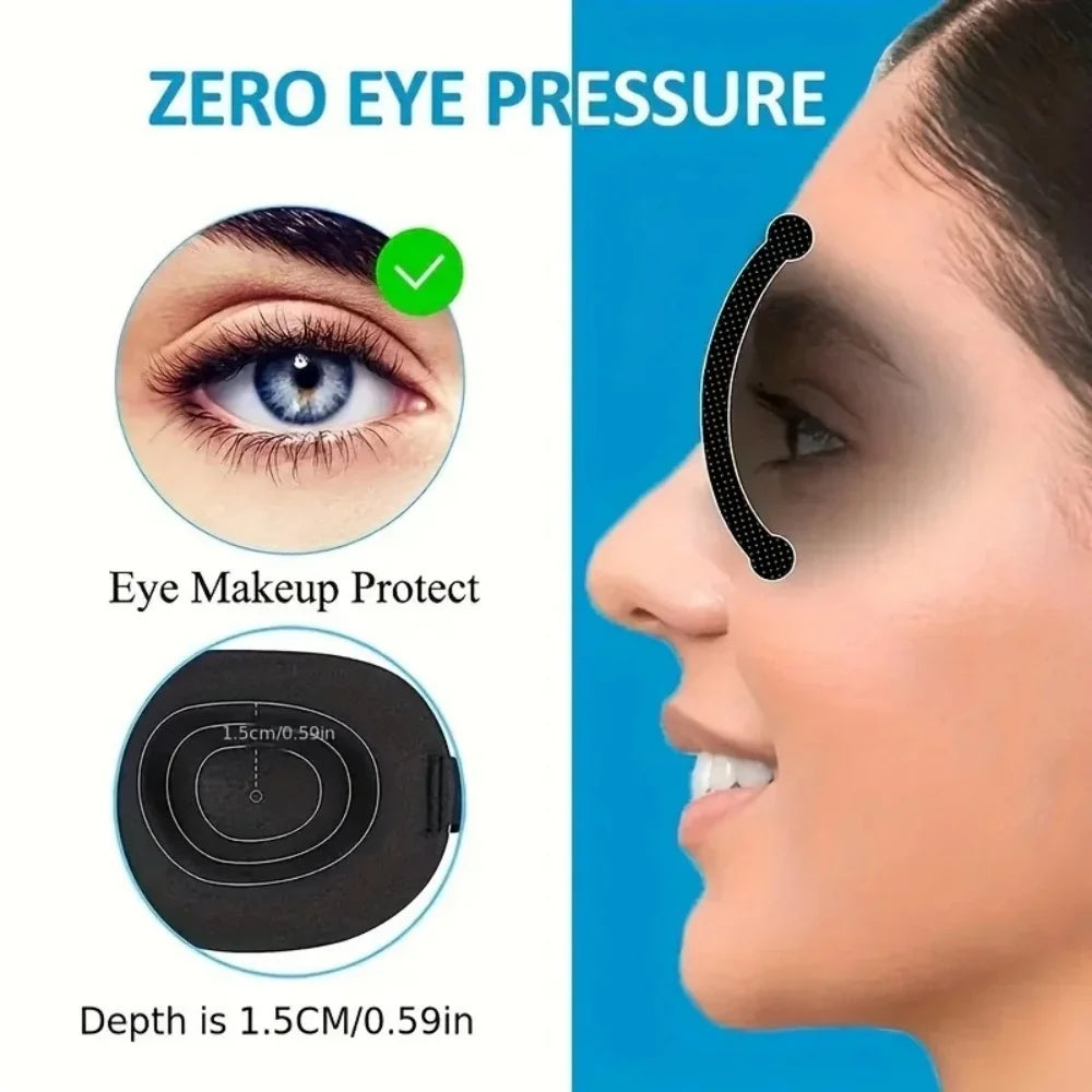 3D Blindfolded Sleep Mask, Sleep Aid, Soft Memory Foam Eye Mask for Sleeping, Travel Lock, Lightweight Eye Cover