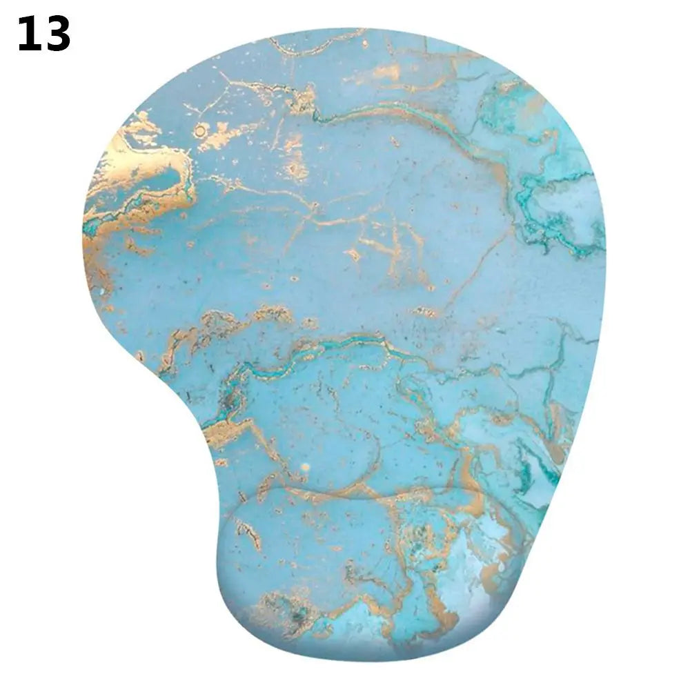 Silicone mouse pad with wrist rest, ergonomic, non-slip, for gaming, desktop, PC, laptop