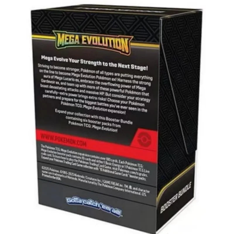 Tarjeta de Pokémon v10, paquete de refuerzo, remaches destinados, evolución prismática, violeta escarlata, 151 tarjetas de refuerzo ME01 en inglés, juguetes, regalos