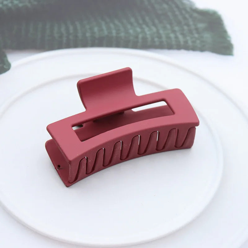 Korean plastic hair clips for women and girls, hairpins, large hair clip, crab barrette, fashion ornament, hair accessories