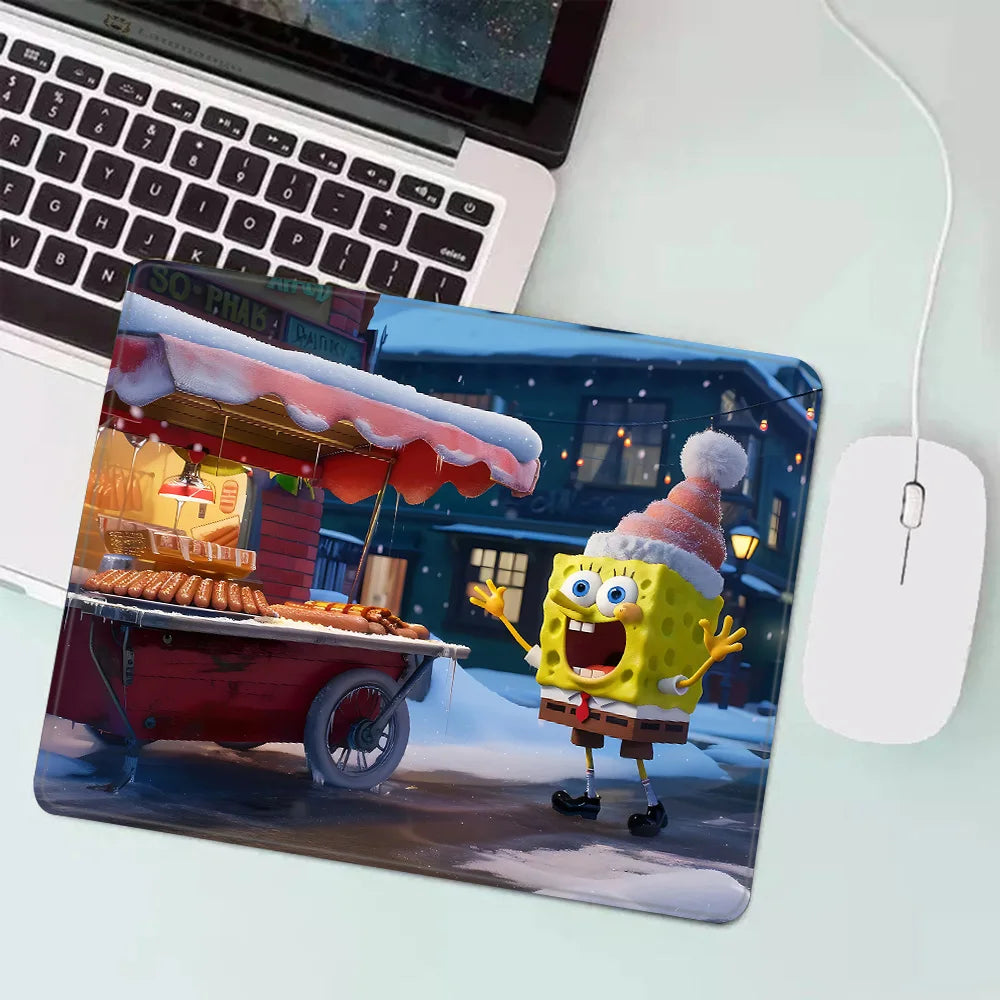 Spongebobs XS Gaming Mouse Pad, Small PC Mouse Pad, Desk Decoration, Office Mouse Pad, Desk Mat