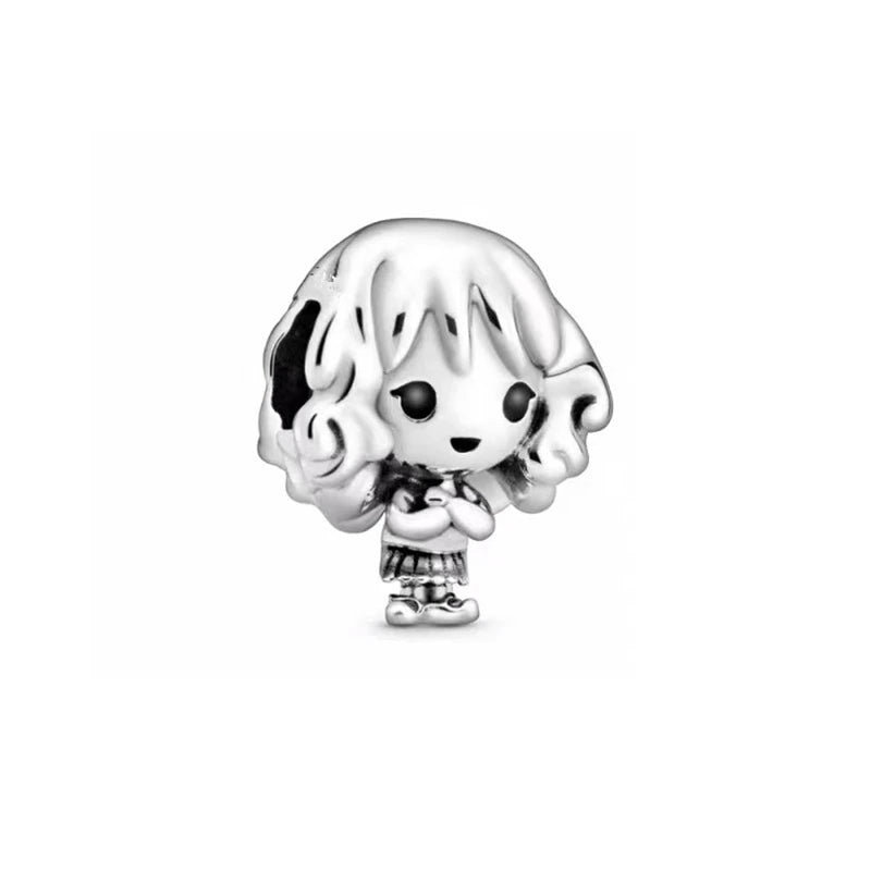 DIY Harry Potter Magic Academy cuelga el abalorio apto para pulsera de plata Original europea accesorios de joyería regalo de mujer - CR mark