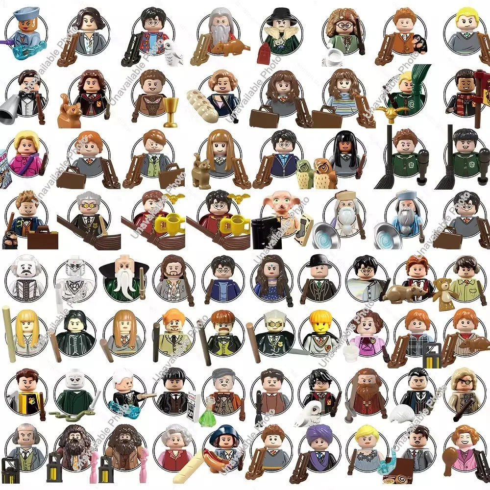 Juguetes calientes película Harry Potter figuras 3D James Potter Dobby bloques de construcción muñecas para niños juguetes modelo ladrillos juguetes regalos - CR mark