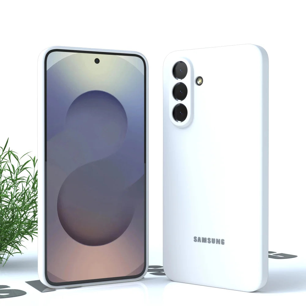 For Samsung Galaxy A56 A36 A16 A55 A35 A15 A54 A34 S25 S24 S23 Soft Liquid Silicone Case Ultra Thin Shockproof Back Cover for Phone