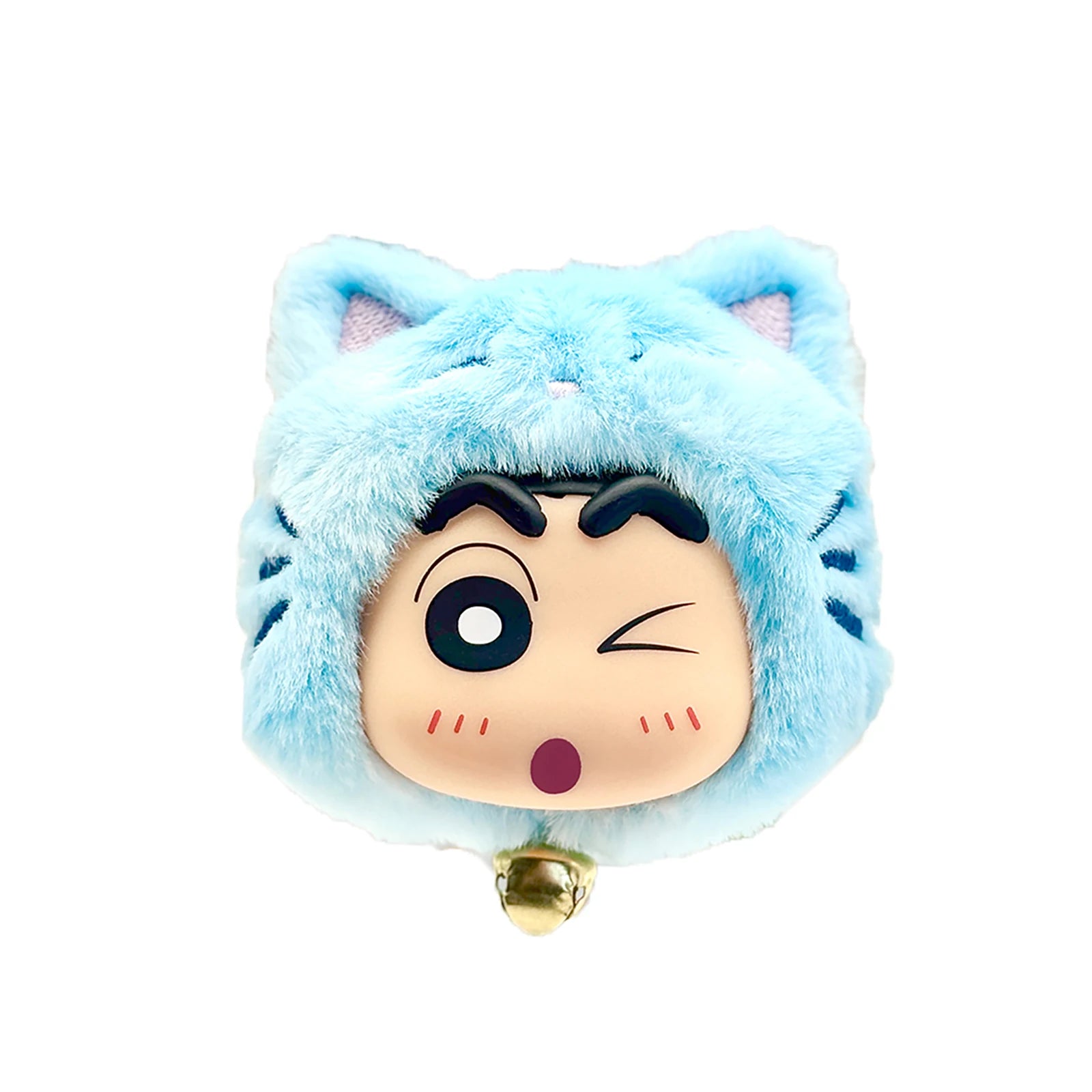 Crayon Shinchan Soporte para teléfono con muñeco de peluche lindo 360 °   Soporte para teléfono de oficina portátil giratorio, escalable y plegable