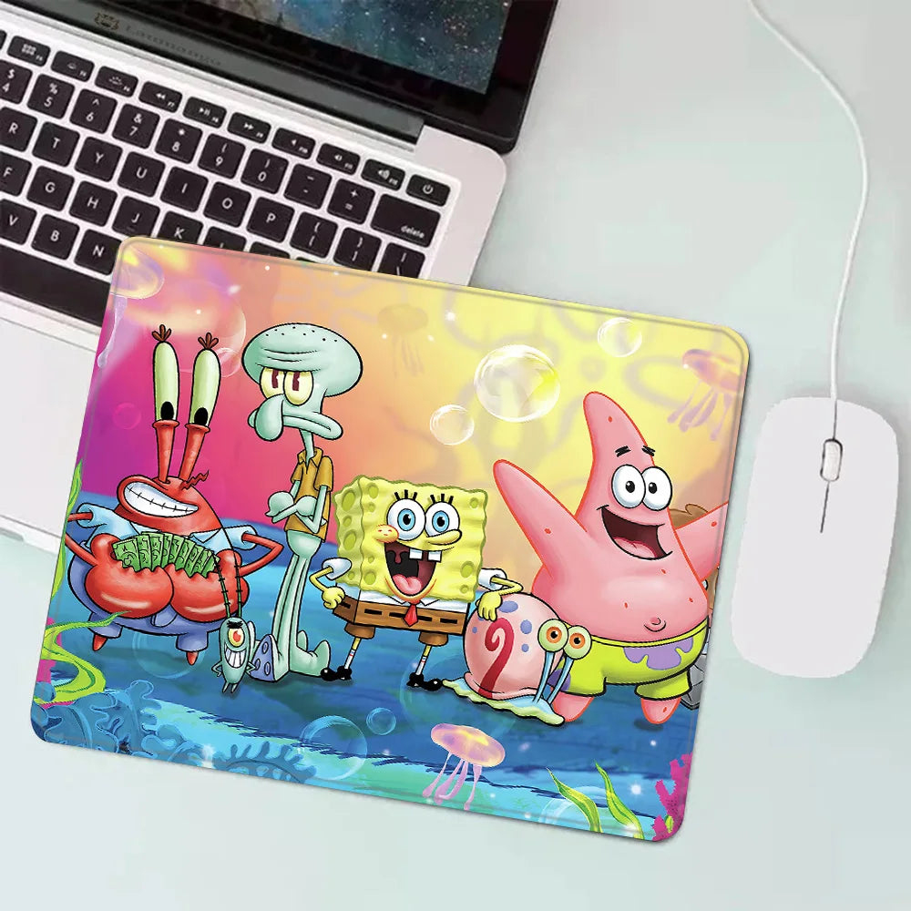 Spongebobs XS Gaming Mouse Pad, Small PC Mouse Pad, Desk Decoration, Office Mouse Pad, Desk Mat
