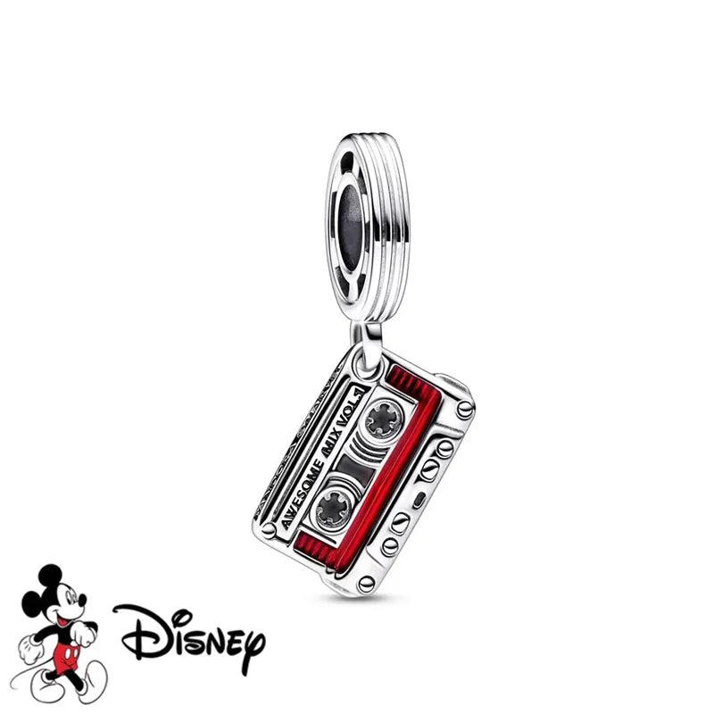 New DIY Jewelry Charms from the Disney Marvel Universe, Spider-Man Gifts, Captain America Pendant Charms, Compatible with Original Silver Bracelets and Necklaces