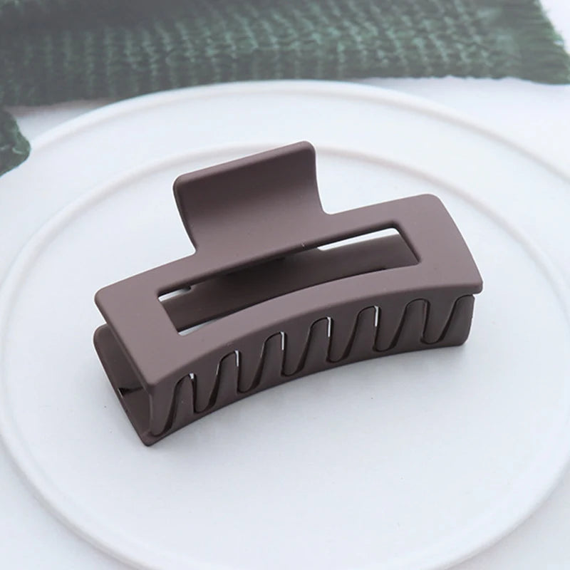 Korean plastic hair clips for women and girls, hairpins, large hair clip, crab barrette, fashion ornament, hair accessories