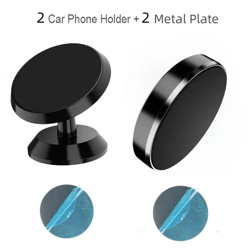 Soporte magnético Universal para teléfono de coche, pegatina magnética para salpicadero de iPhone, Xiaomi, Huawei, Samsung