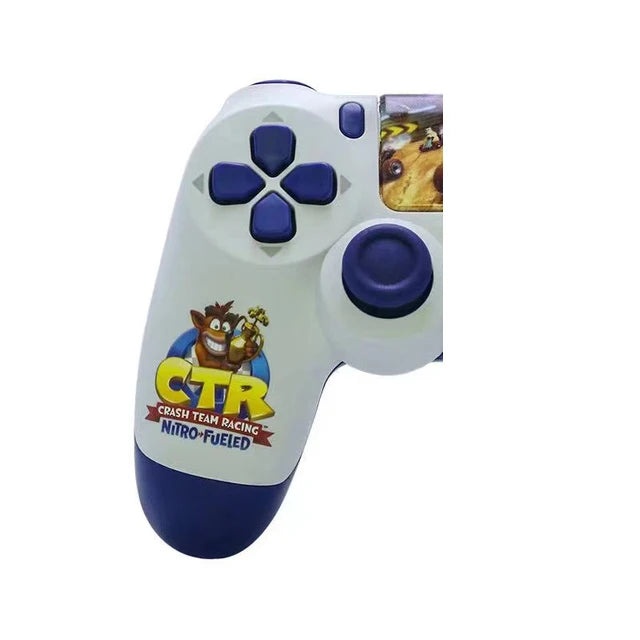 Controlador de juego inalámbrico para consola P4, Gamepads compatible con Bluetooth para Playstation 4, Joystick Slim/Pro para IOS/PC/Android/Steam - CR mark