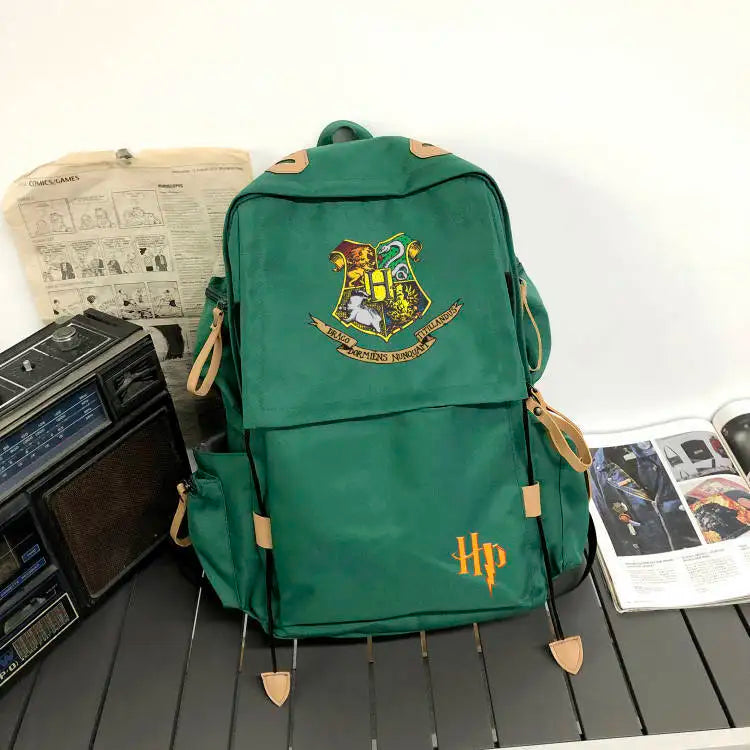 Mochila de Harry Potter, bonito y elegante diseño de dibujos animados, bolso de hombro personalizado de gran capacidad, regalo de cumpleaños para un amigo