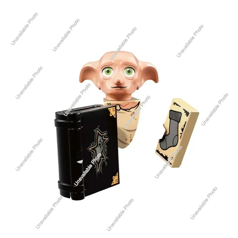 Juguetes calientes película Harry Potter figuras 3D James Potter Dobby bloques de construcción muñecas para niños juguetes modelo ladrillos juguetes regalos - CR mark