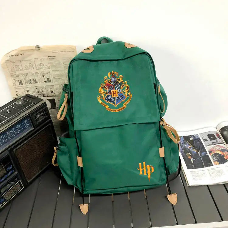Mochila de Harry Potter, bonito y elegante diseño de dibujos animados, bolso de hombro personalizado de gran capacidad, regalo de cumpleaños para un amigo