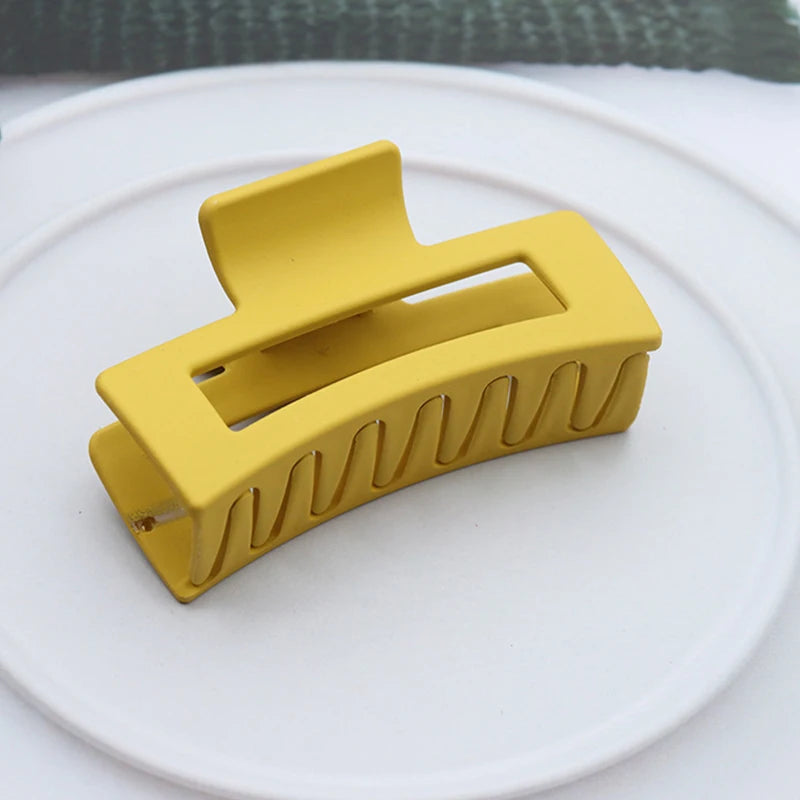 Korean plastic hair clips for women and girls, hairpins, large hair clip, crab barrette, fashion ornament, hair accessories