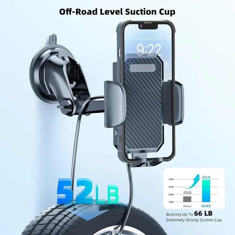 Soporte Universal con ventosa para teléfono móvil, accesorio para parabrisas de coche, salpicadero, 360 °, novedad