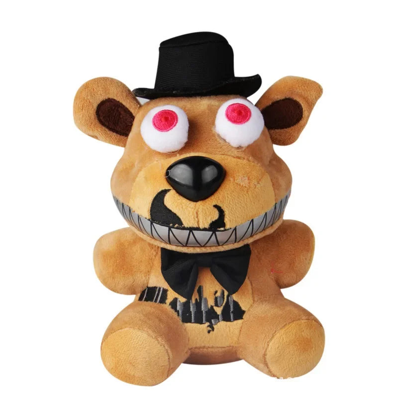 Cinco noches en Freddy Fnaf lindos juguetes de peluche muñeca de juego Bonnie Bear Foxy muñecos de peluche de dibujos animados Freddy juguetes regalos - CR mark