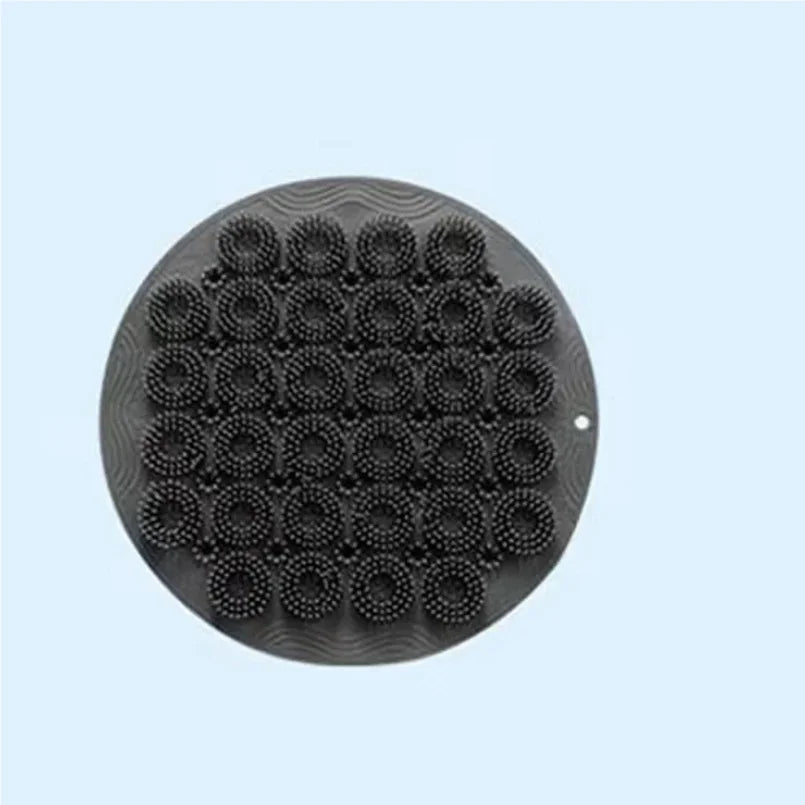 Exfoliating Shower Massage Scraper, Non-Slip Bath Mat for Bathroom, Back Massage Brush, Silicone Body Cleansing Bath Tool for Foot Washing
