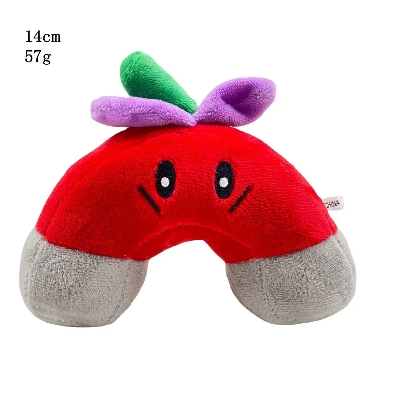 18cm Plants vs Zombies Peashooter Plush Toy Cute Snow Pea Threepeater Soft Stuffed Toys Gifts for Kids