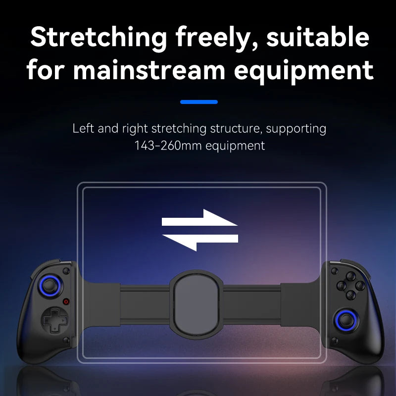 Controlador de juego extensible D11, disparador Hall, compatible con teléfono Android/tableta/interruptor/PC/iOS/controlador de Streaming XBOX - CR mark