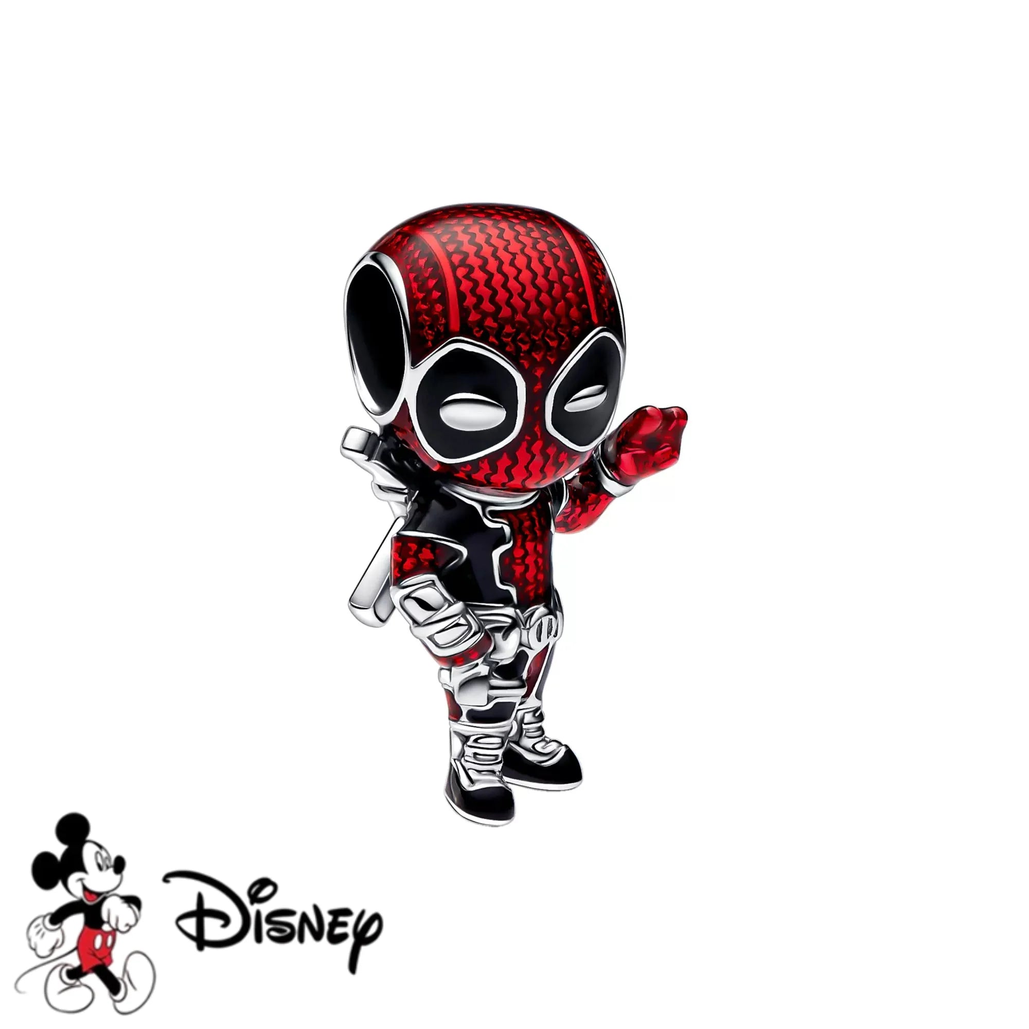 New DIY Jewelry Charms from the Disney Marvel Universe, Spider-Man Gifts, Captain America Pendant Charms, Compatible with Original Silver Bracelets and Necklaces