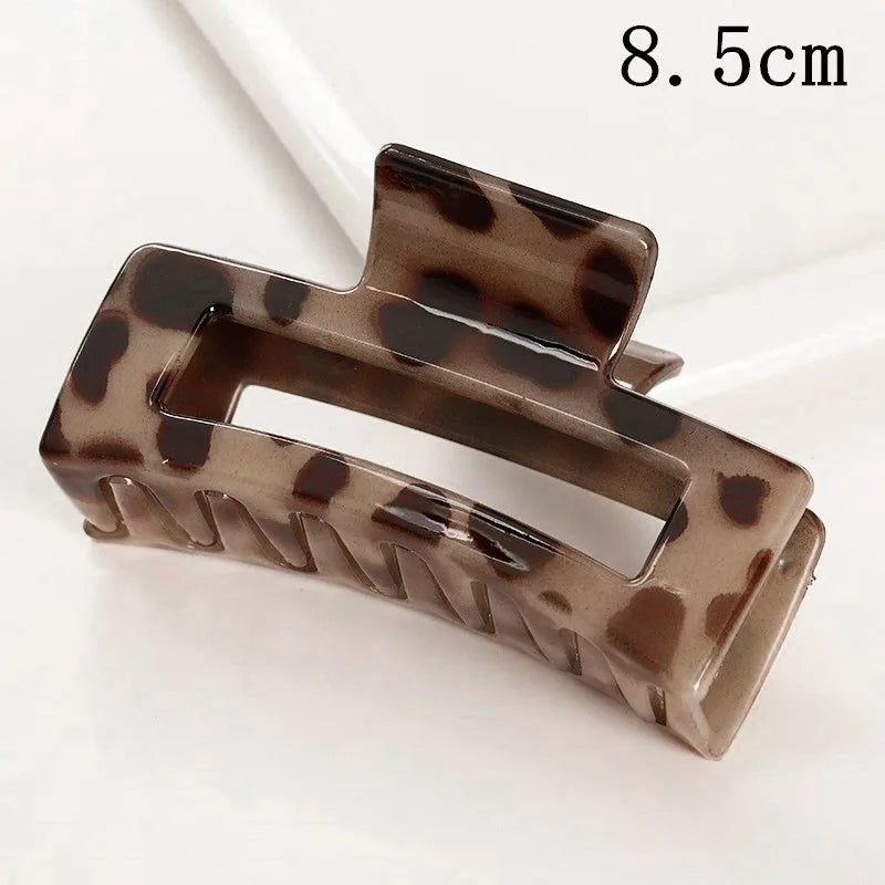 Korean plastic hair clips for women and girls, hairpins, large hair clip, crab barrette, fashion ornament, hair accessories